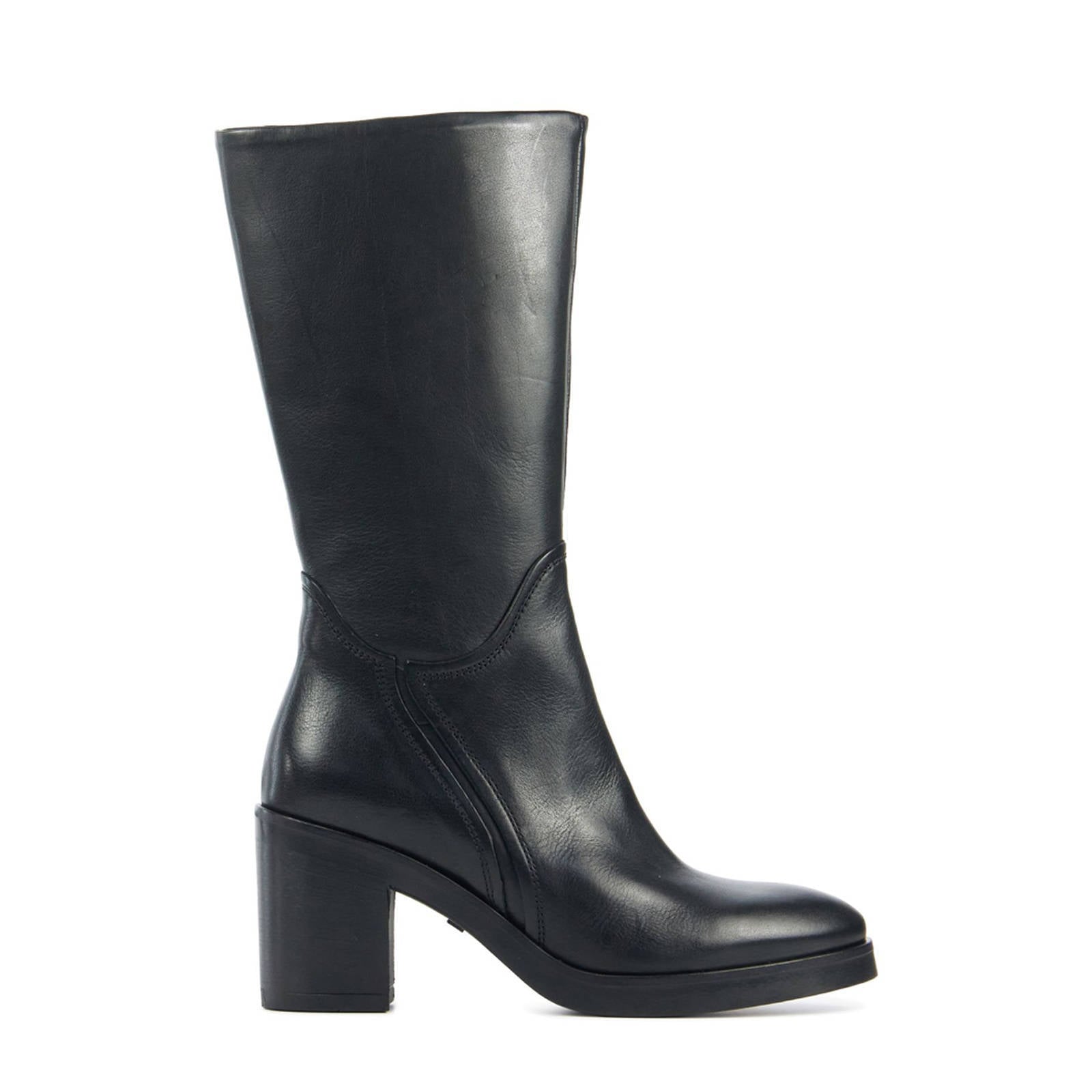 Via Vai 57139 Taara Stace leren laarzen zwart | wehkamp