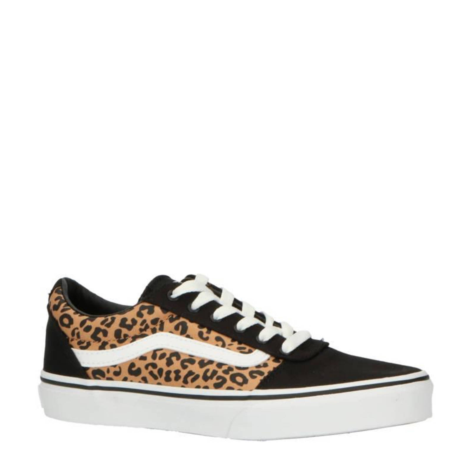 VANS Ward Cheetah sneakers zwart/camel | wehkamp