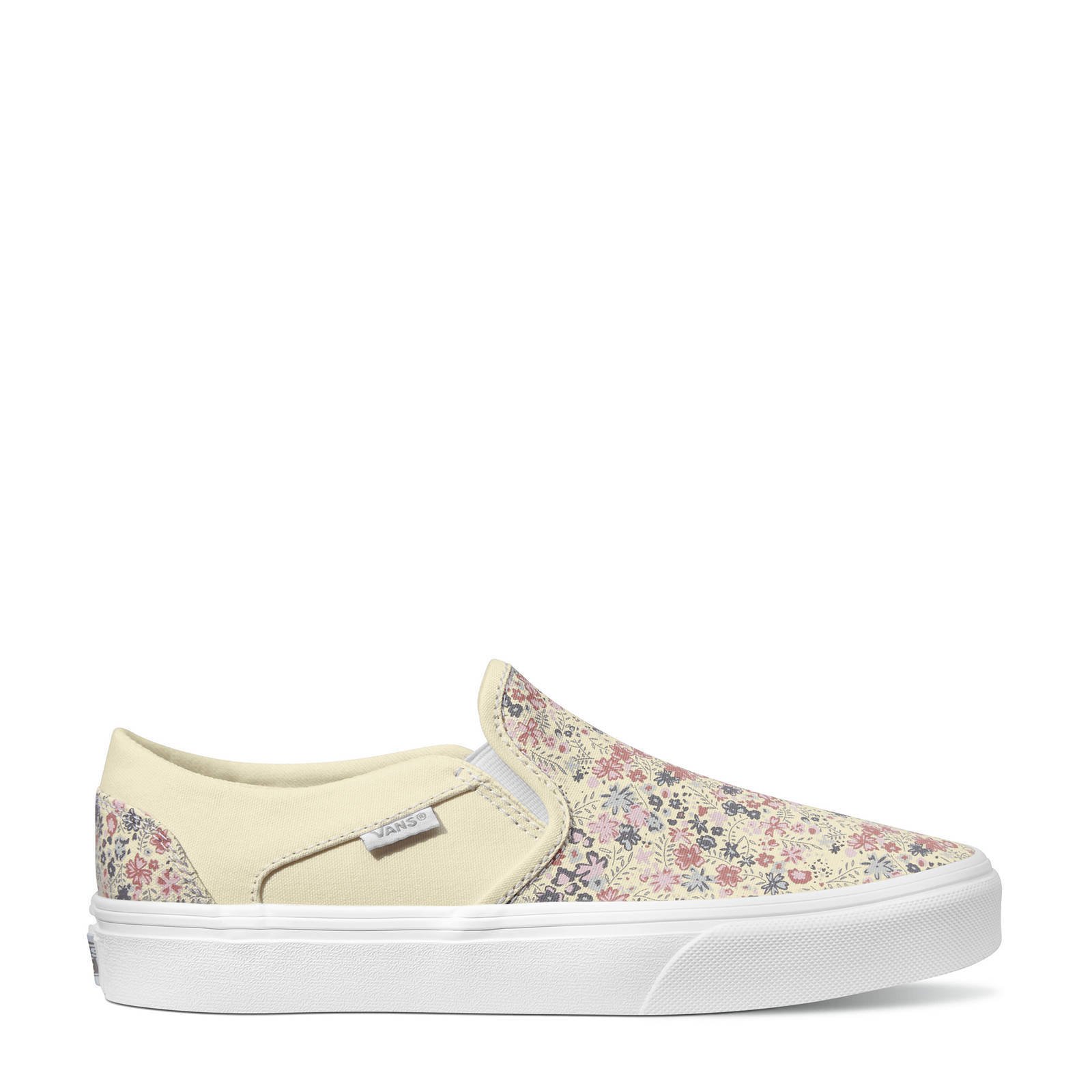 vans asher women's floral skate shoes