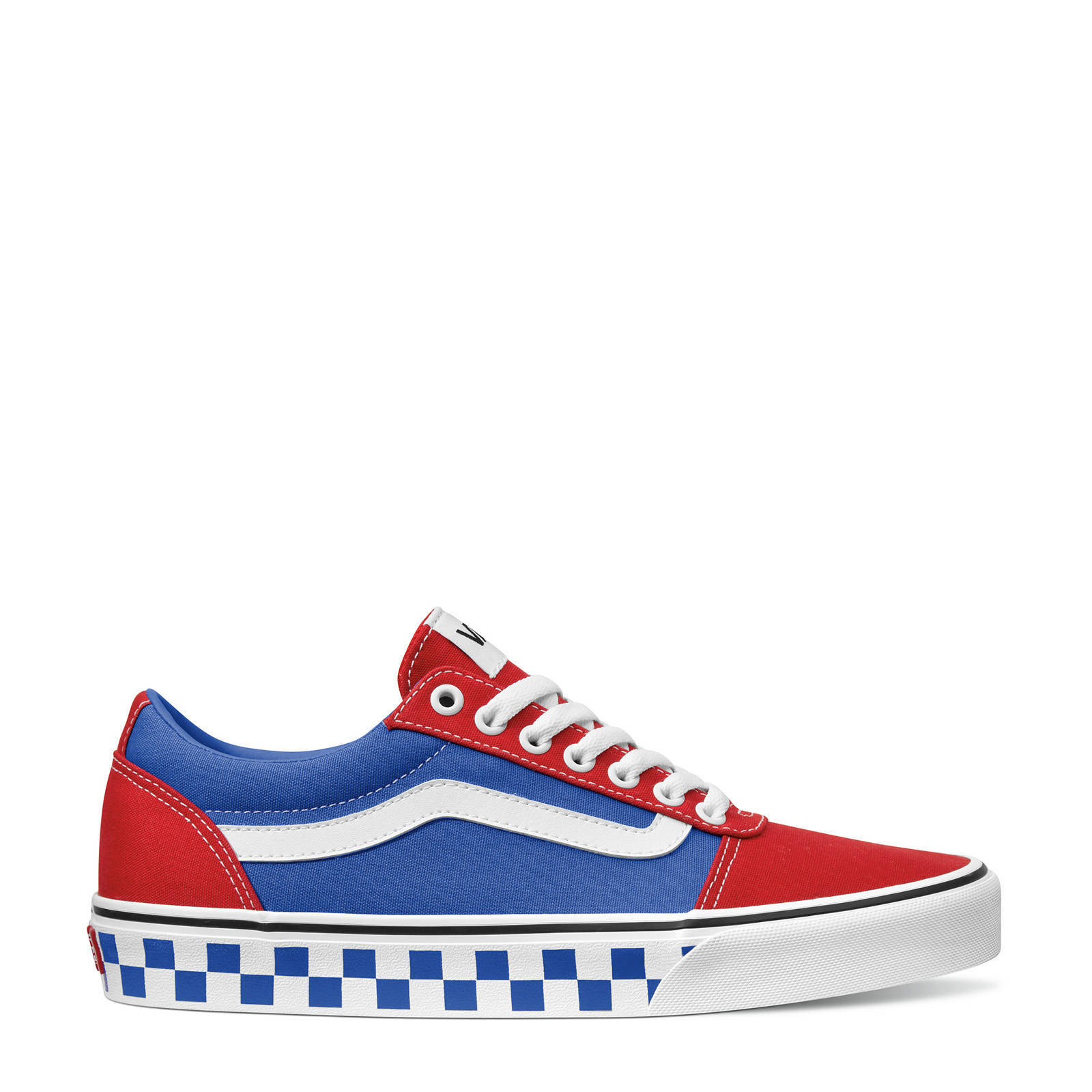 VANS Ward Sidewall sneakers blauw/rood/wit | wehkamp