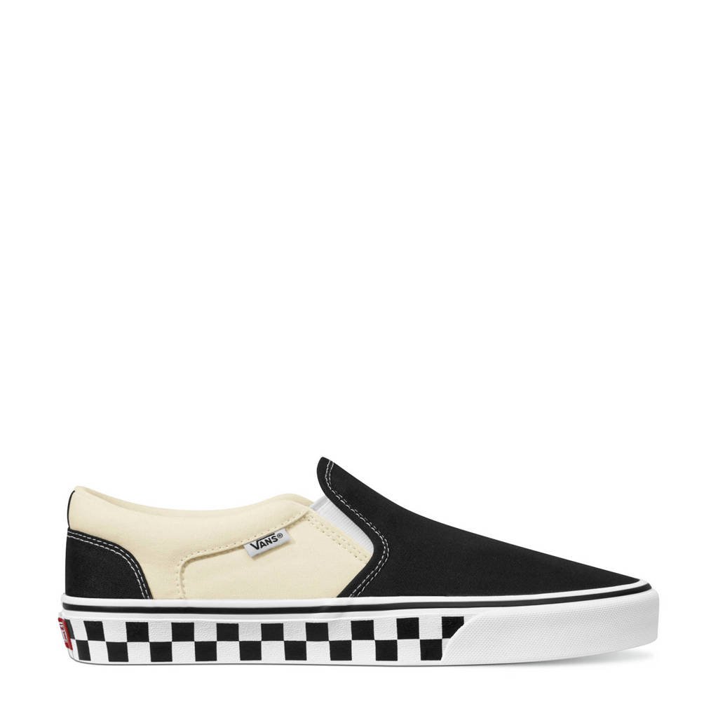 VANS Asher Sidewall Slip-On sneakers ecru/zwart