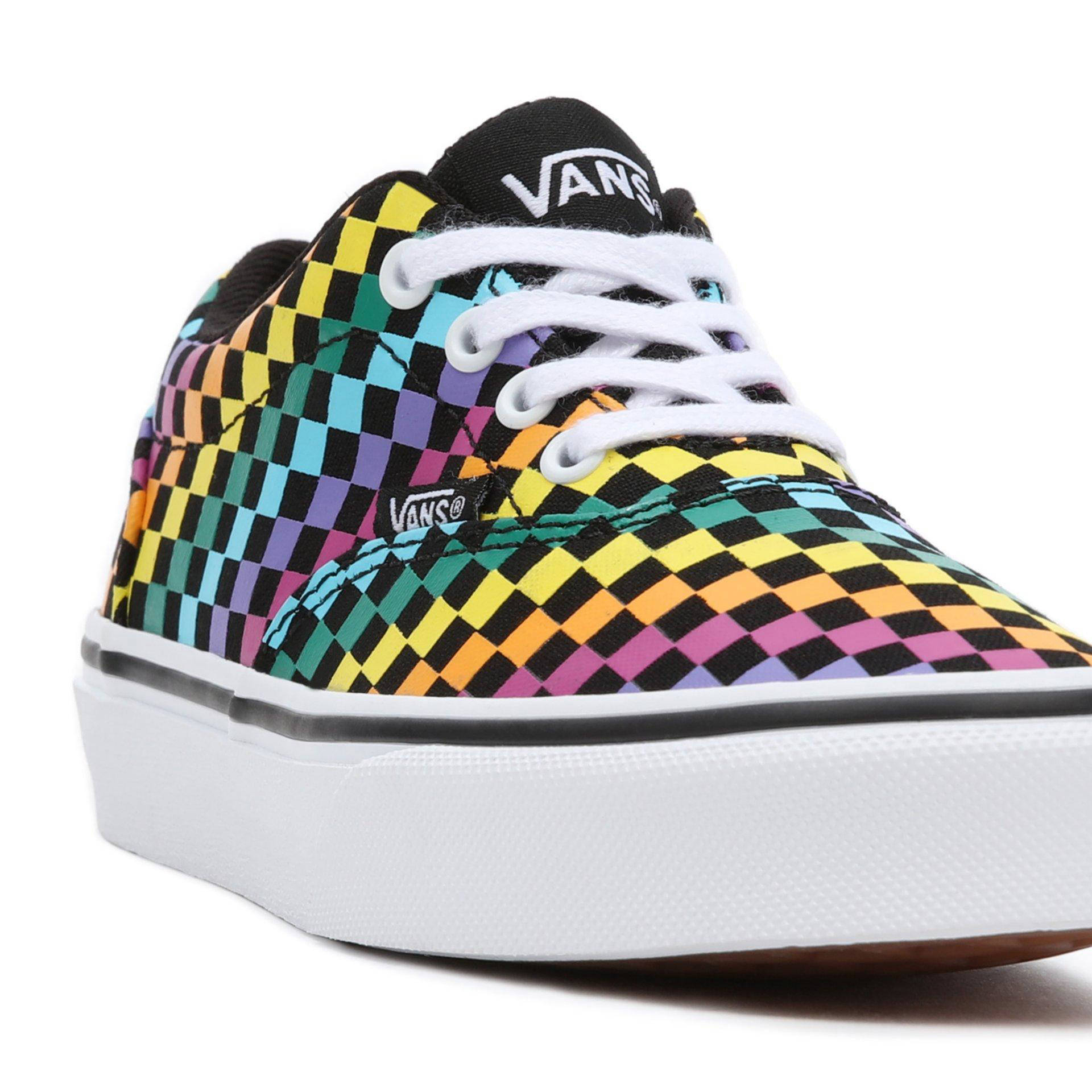 vans checkered multi