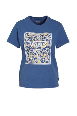 T-shirt Deco Box met printopdruk blauw