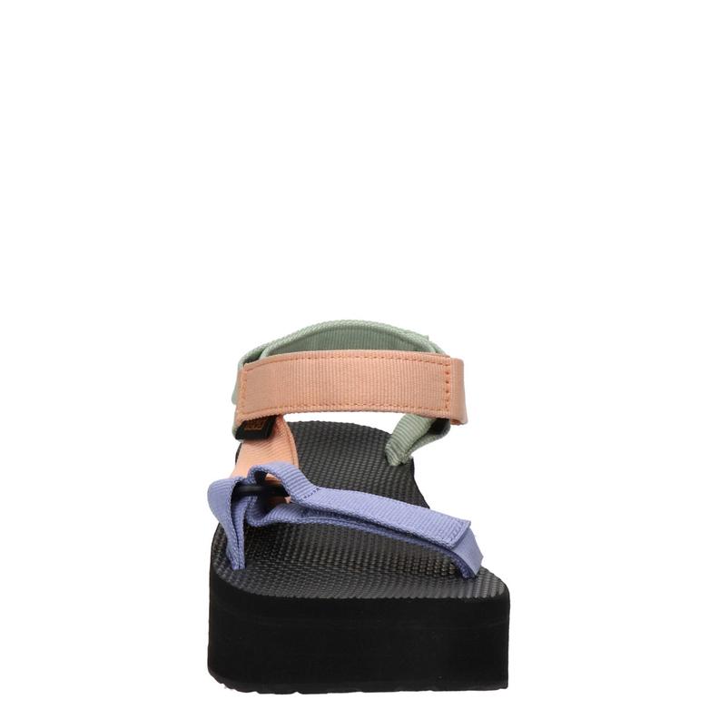 Sandali Con Plateau Teva Original Universal Flatform: Suola Plateau 4,5 Cm, Cinturini In Tessuto, Chiusura A Velcro