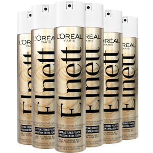 Satin Haarspray Extra Sterke Fixatie - 6 x 300 ml - voordeelverpakking