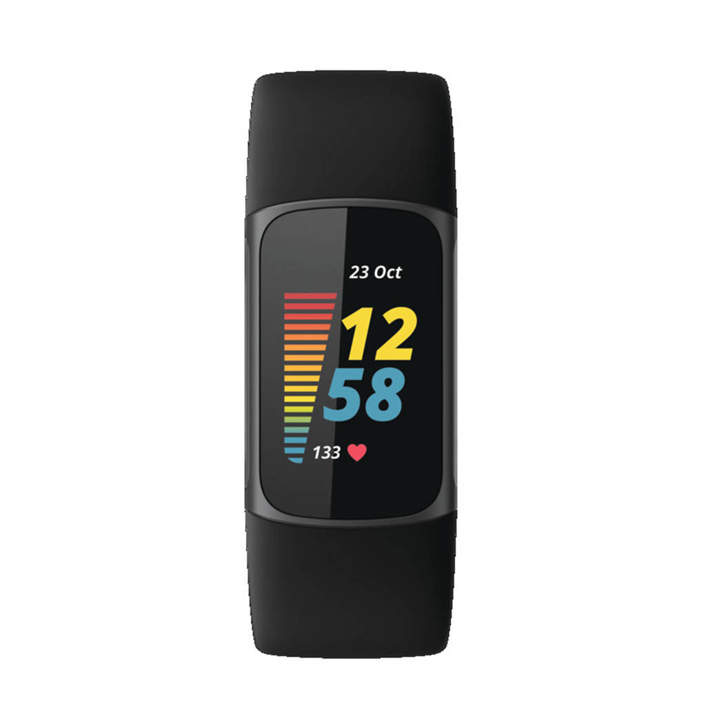 Fitbit Charge 5 activity tracker, Zwart