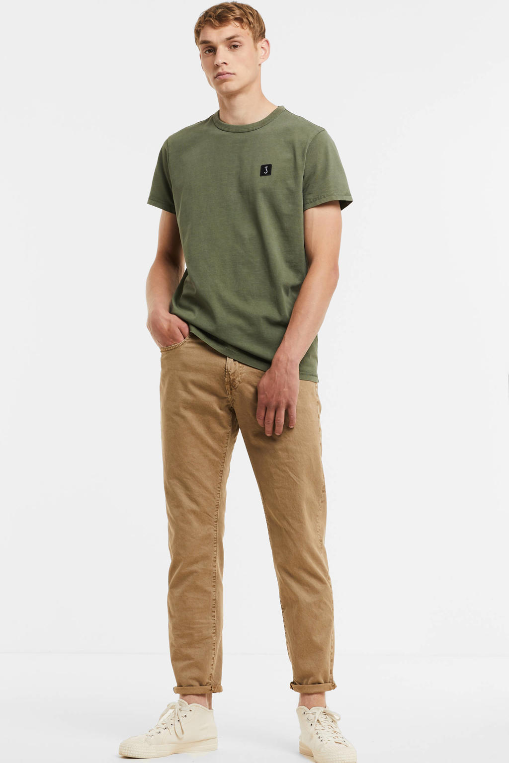 Butcher of Blue loose tapered fit jeans Stockton desert beige