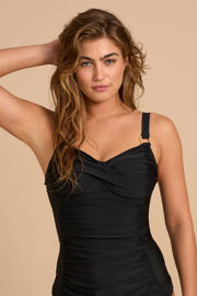 thumbnail: BEACHWAVE voorgevormde tankini bikinitop zwart