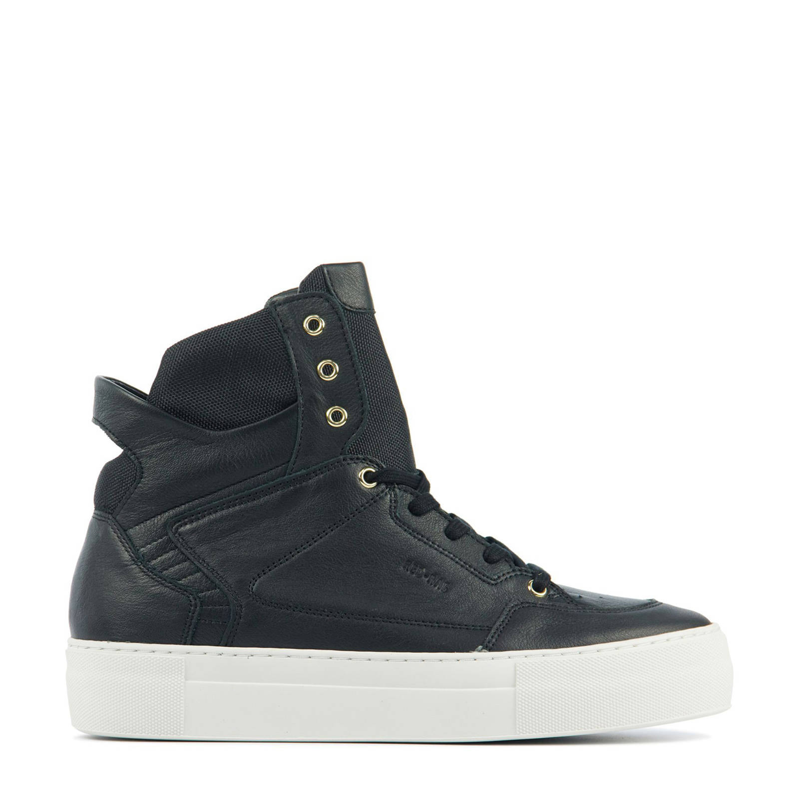 Red Rag Dames Sneakers Zwart led rits runner | Van den Assem