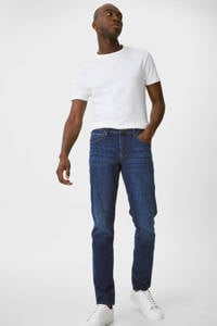 C&A slim fit jeans donkerblauw, Donkerblauw