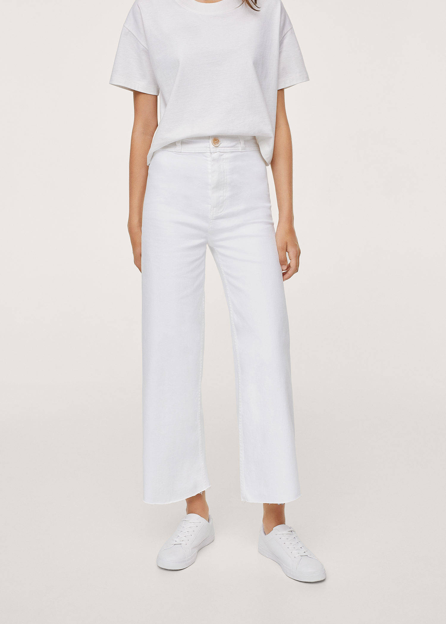 Red Button Broek Wit Tessy | Le Ballon