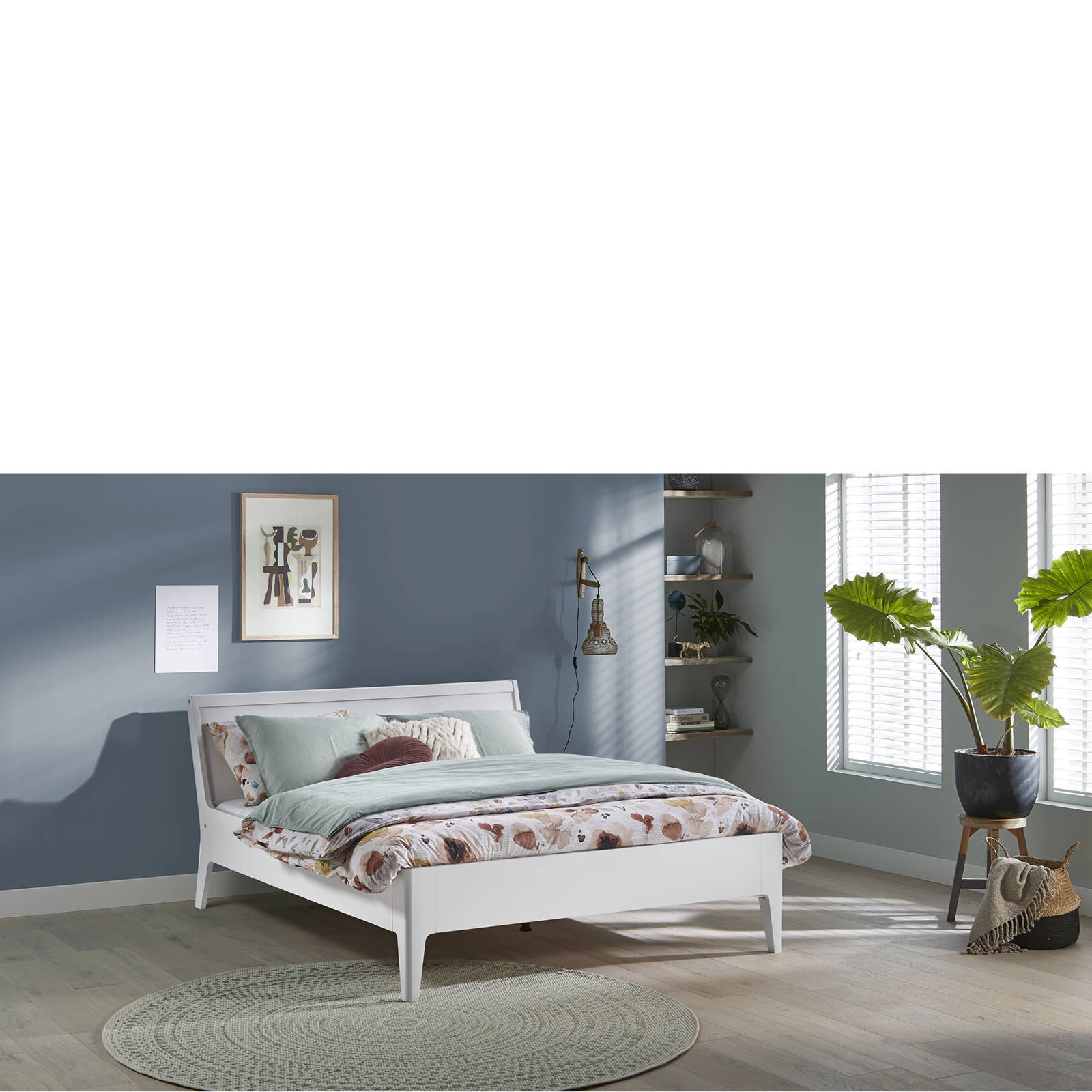 Beter Bed Select Bed Topaz Met Lattenbodem En Matras 140 x 200 cm wit online kopen