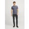 JACK & JONES PANTS STUDIO slim fit gemêleerde chino - donkergrijs