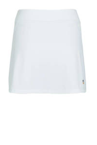 Witte dames Rukka sportrokje Ylikartano van polyester met logo dessin