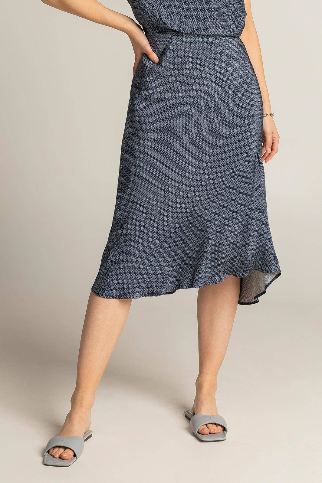 Mode Rokken Midi-rokken MTWTFSSWEEKDAY Midi-rok blauw casual uitstraling 
