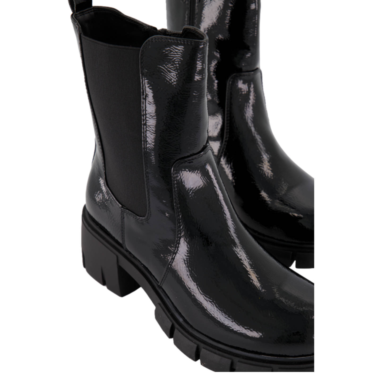 Graceland lak chelsea boots zwart | wehkamp