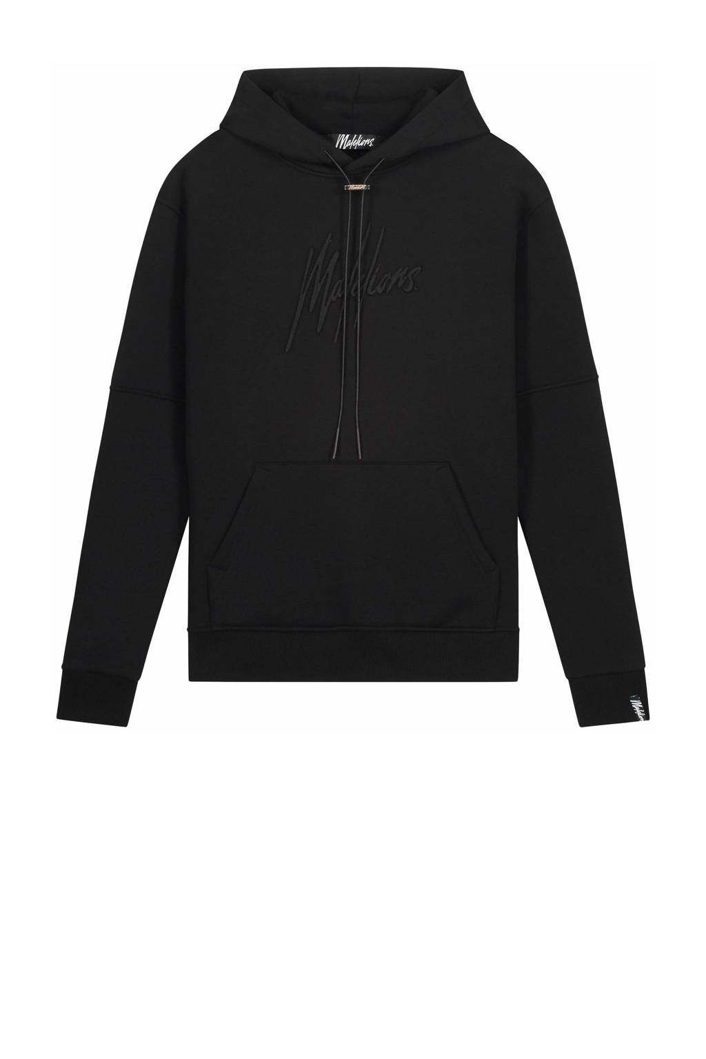 Malelions hoodie met logo black