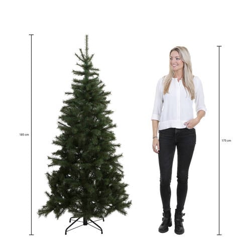 Wehkamp Black Box Trees verlichte kerstboom Brampton (h185xø127 cm) aanbieding