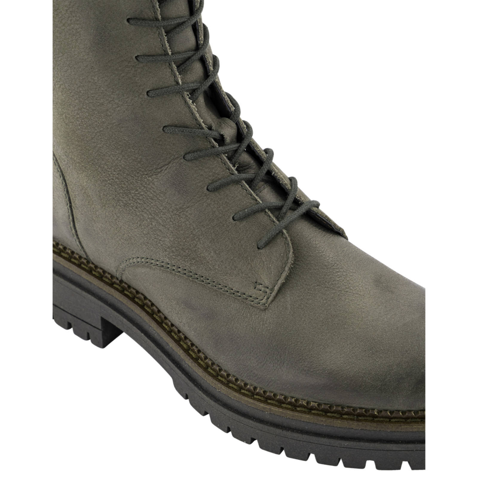 5th Avenue leren veterboots grijs | wehkamp