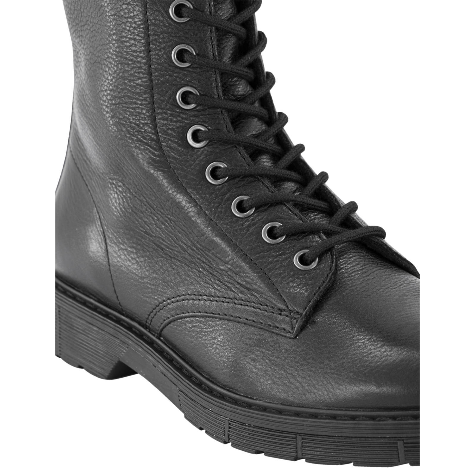 5th Avenue leren veterboots zwart | wehkamp