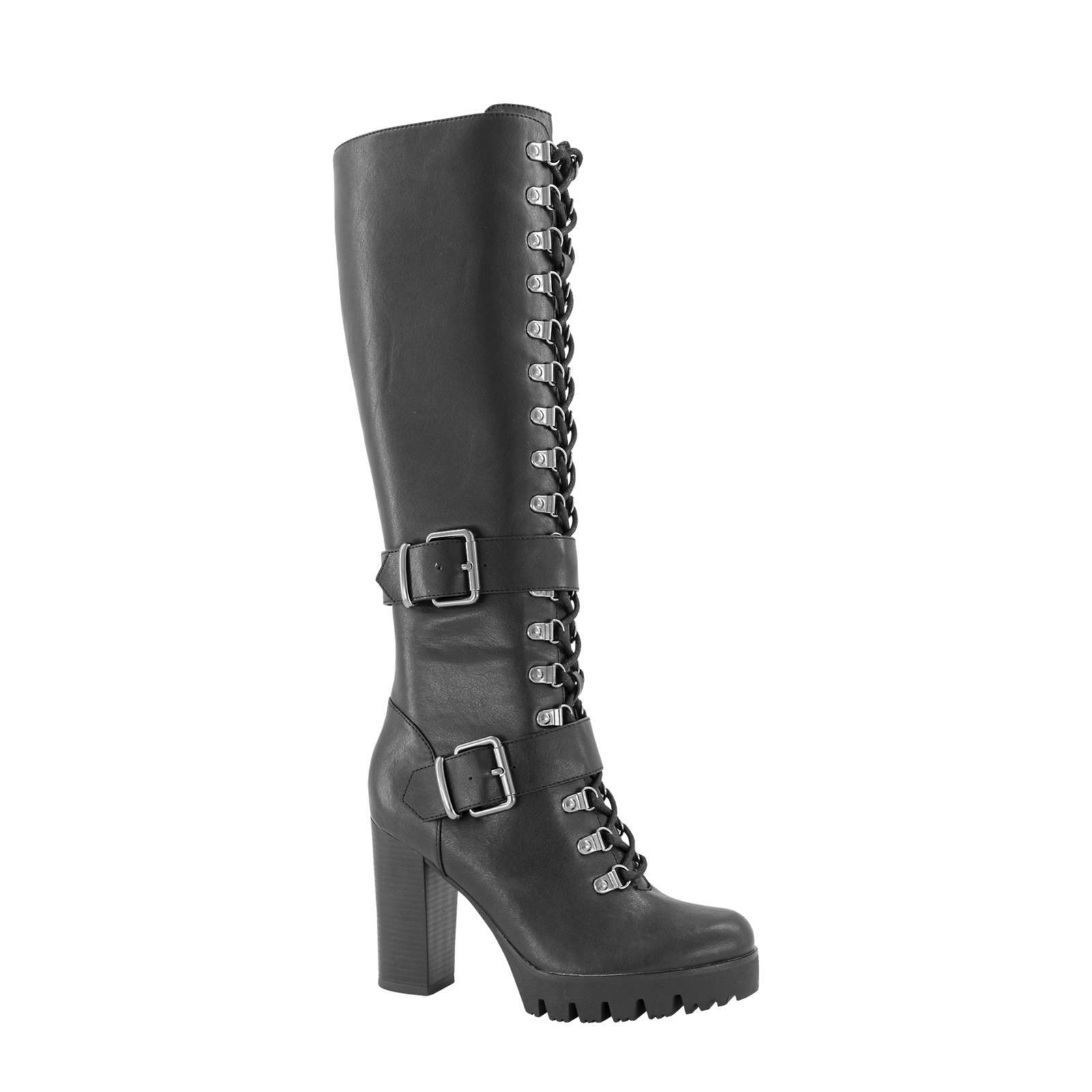 Hoge veterboots online dames