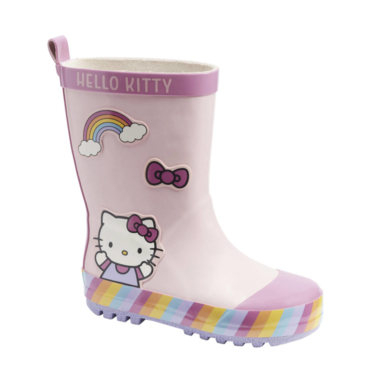 Prijs strategie paus Hello Kitty regenlaarzen lichtroze | wehkamp