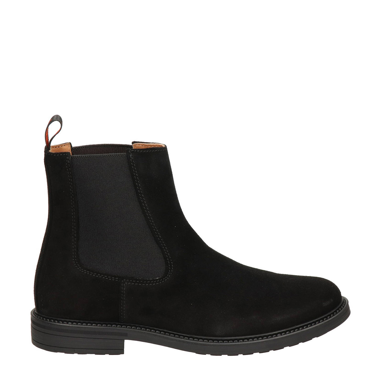 Greve Barbour suède chelsea boots zwart | wehkamp