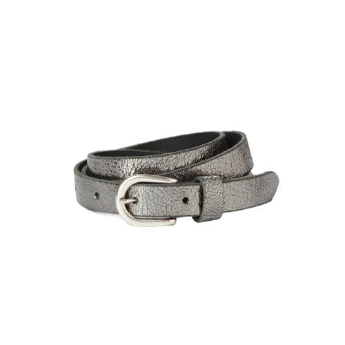 Legend leren riem zilverkleurig afbeelding