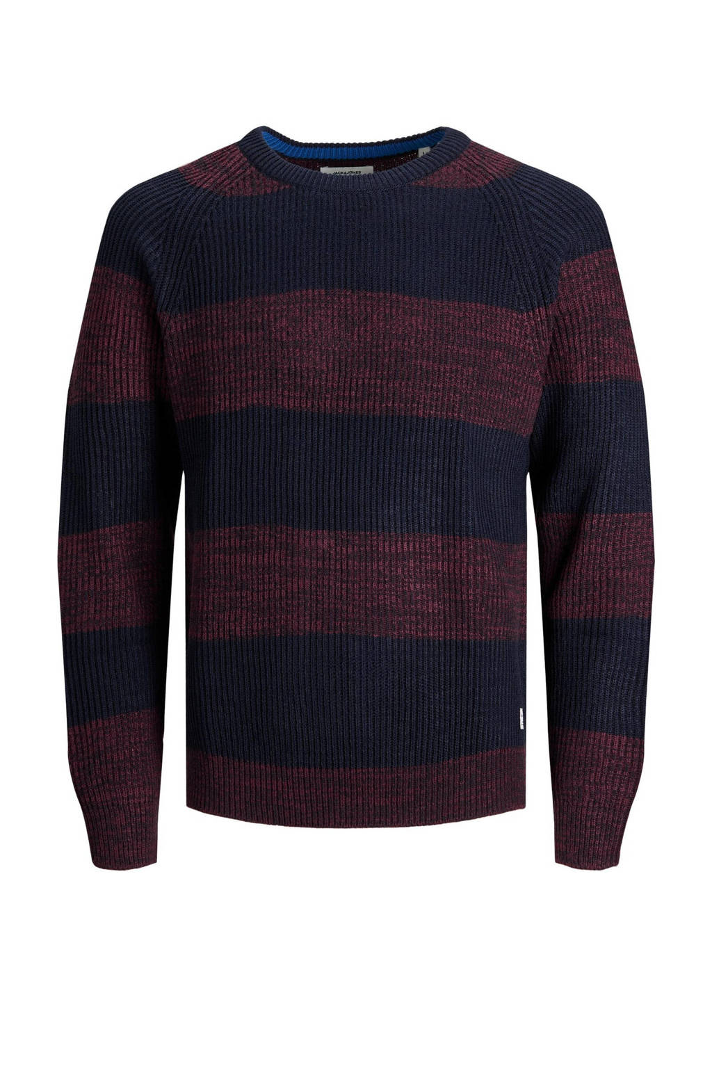 JACK & JONES PLUS SIZE gestreepte trui JJPANNEL Plus Size port royale, Port Royale