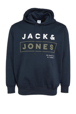 hoodie JCOBOOSTER Plus Size met logo navy blazer