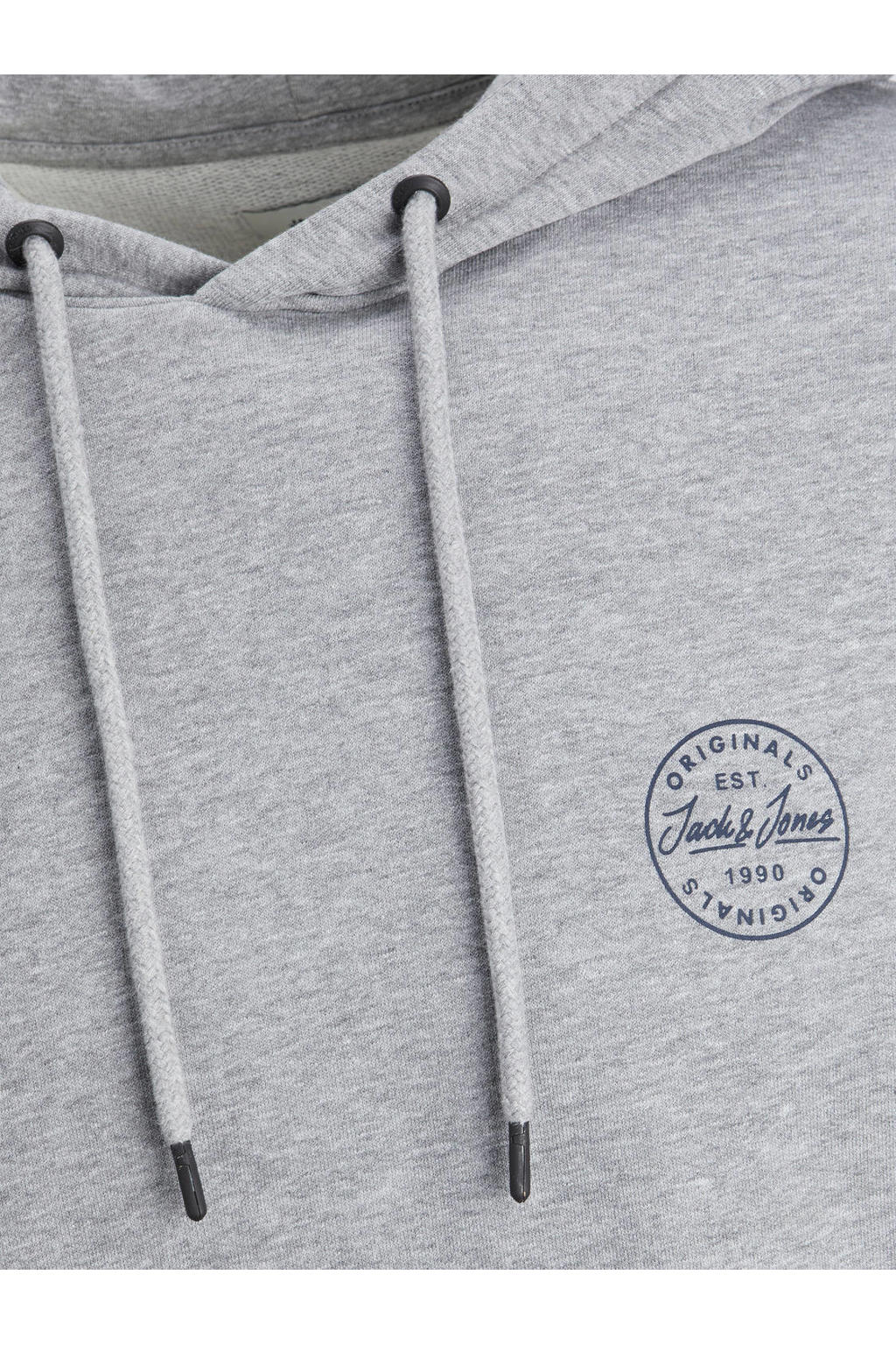 JACK & JONES ESSENTIALS hoodie JJESHARK light grey melange | wehkamp