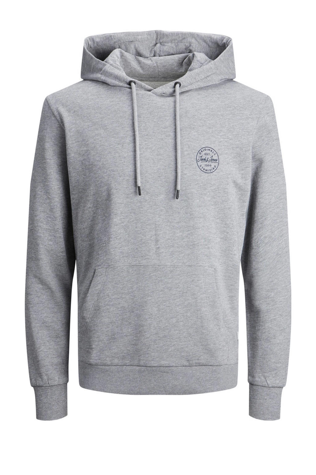 JACK & JONES ESSENTIALS hoodie JJESHARK light grey melange | wehkamp