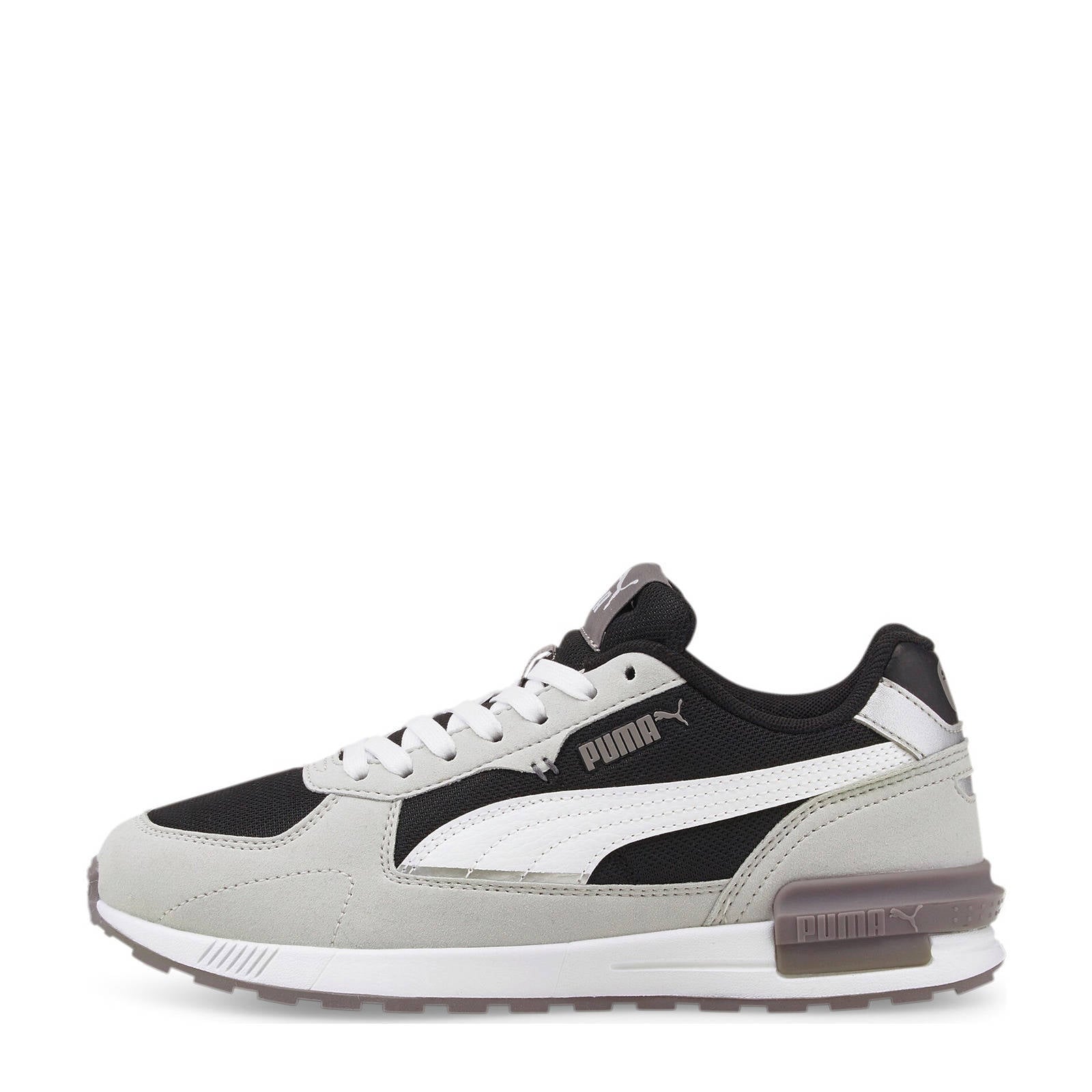 Puma Graviton sneakers grijs/zwart/wit/zilver/antraciet | wehkamp