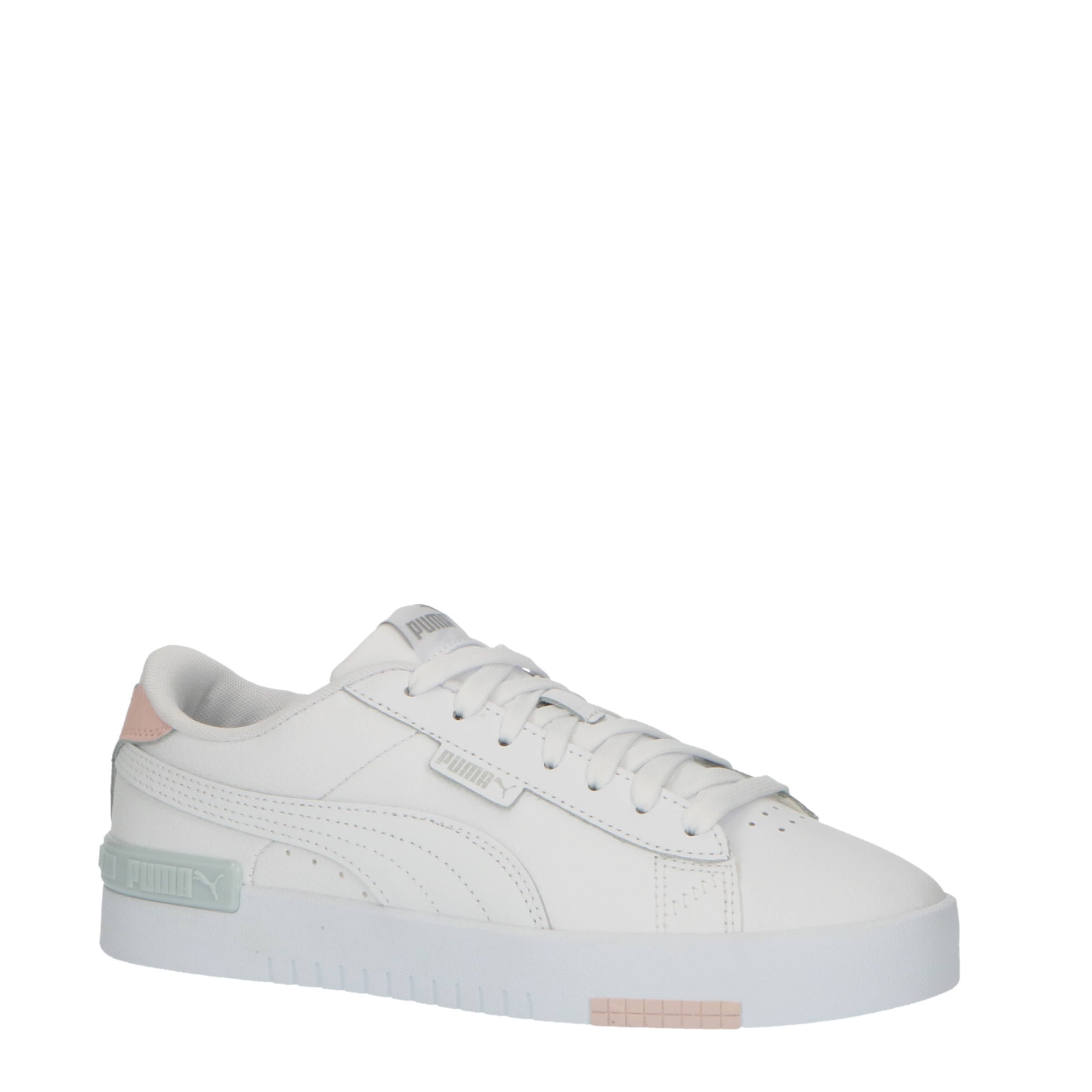 Puma Jada sneakers wit/lichtroze/zilver | wehkamp