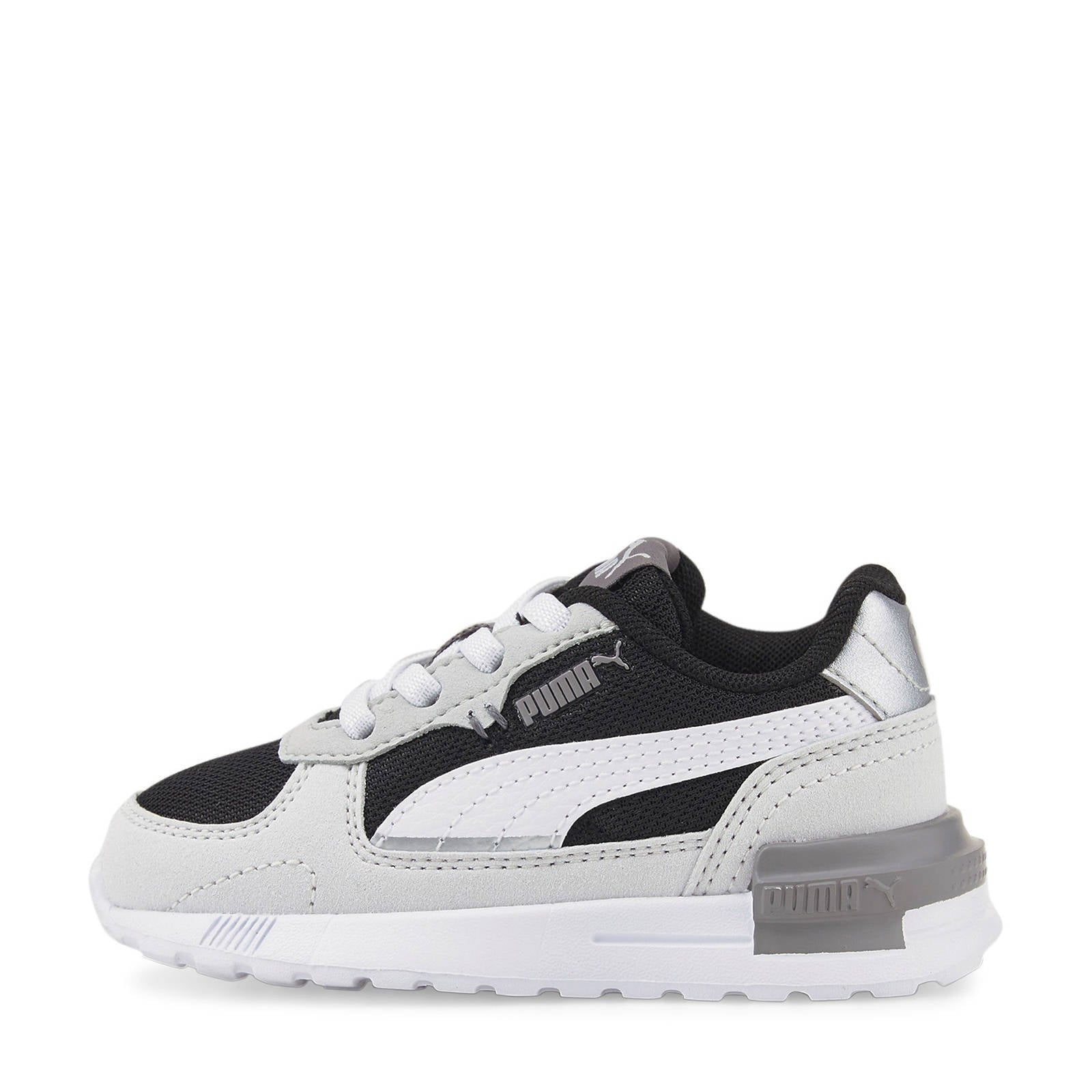Puma Graviton sneakers grijs/zwart/wit/zilver/antraciet | wehkamp