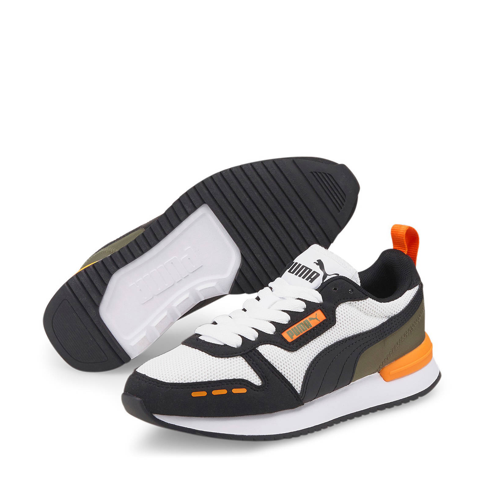 Puma Future 6.3 Netfit IT zaalschoenen zwart/oranje - Voetbal shop