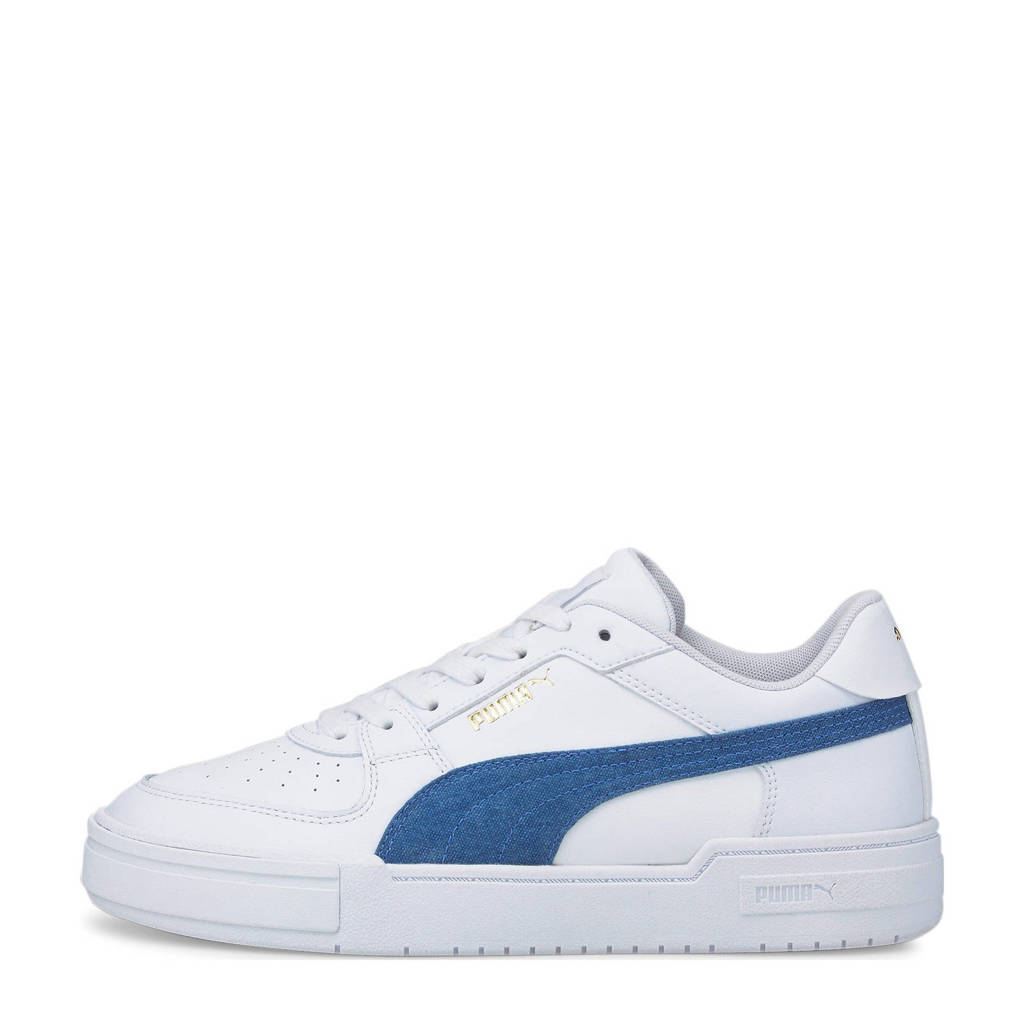 Puma California Pro Denim sneakers wit/kobaltblauw