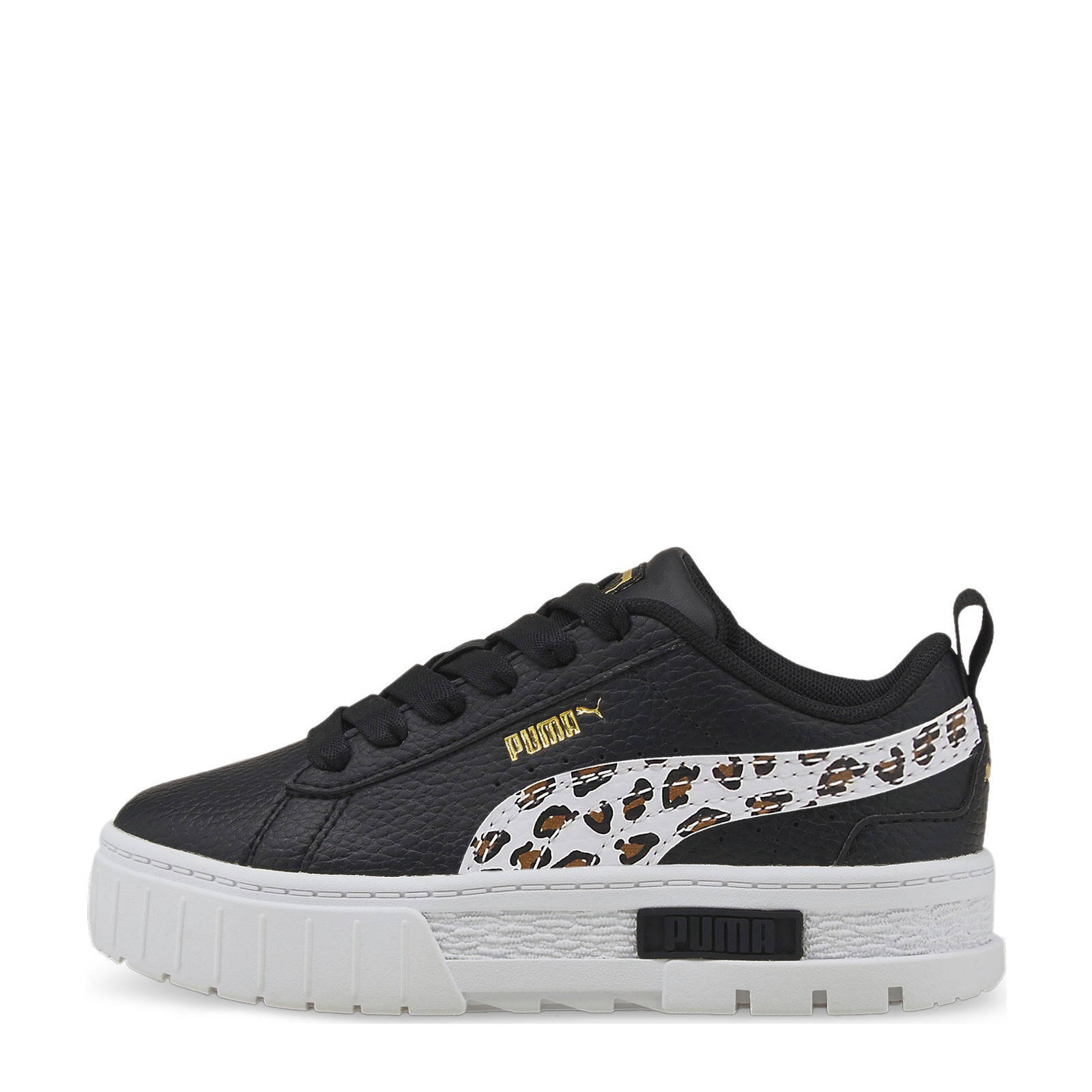 puma sneakers black and gold