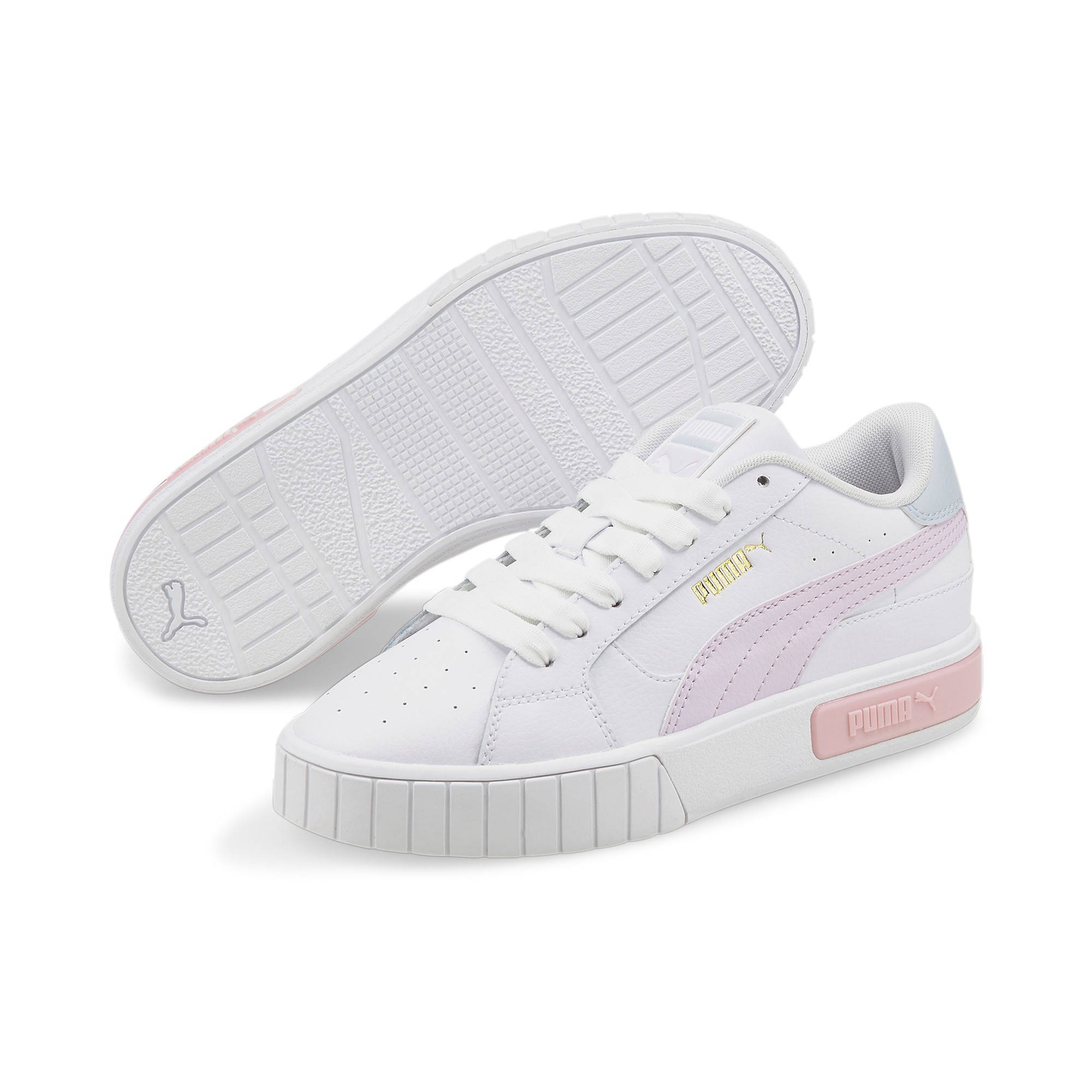 Puma Cali Star sneakers wit/lila/roze | wehkamp