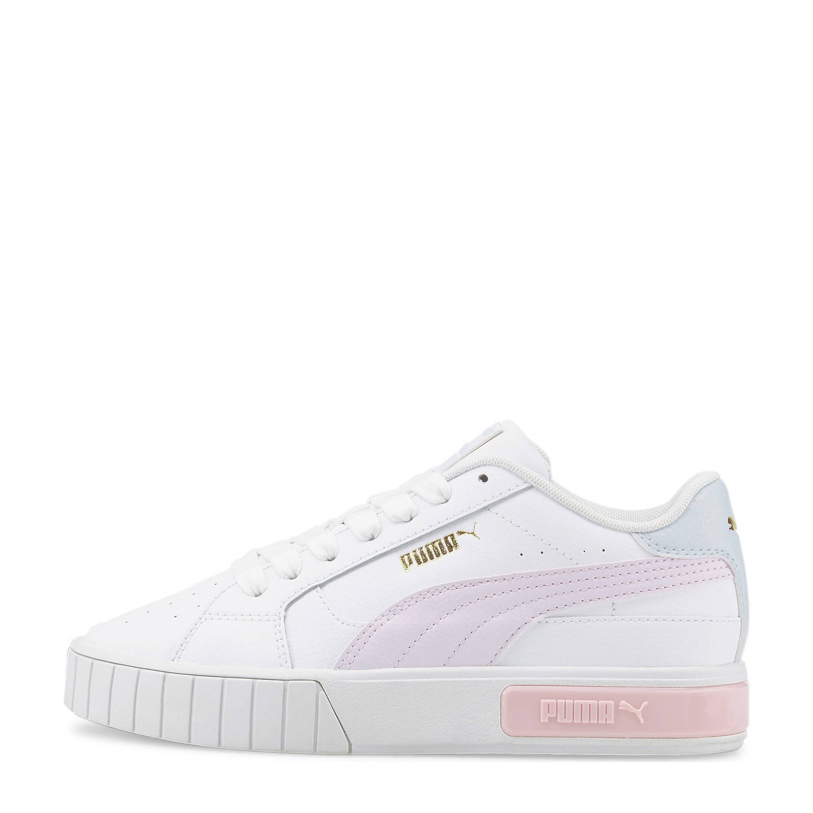 Puma Cali Star sneakers wit/lila/roze | wehkamp