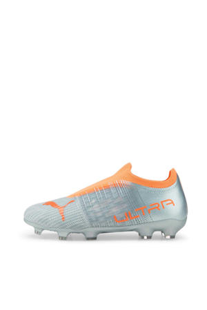 Ultra 3.4 FG/AG voetbalschoenen zilver/oranje