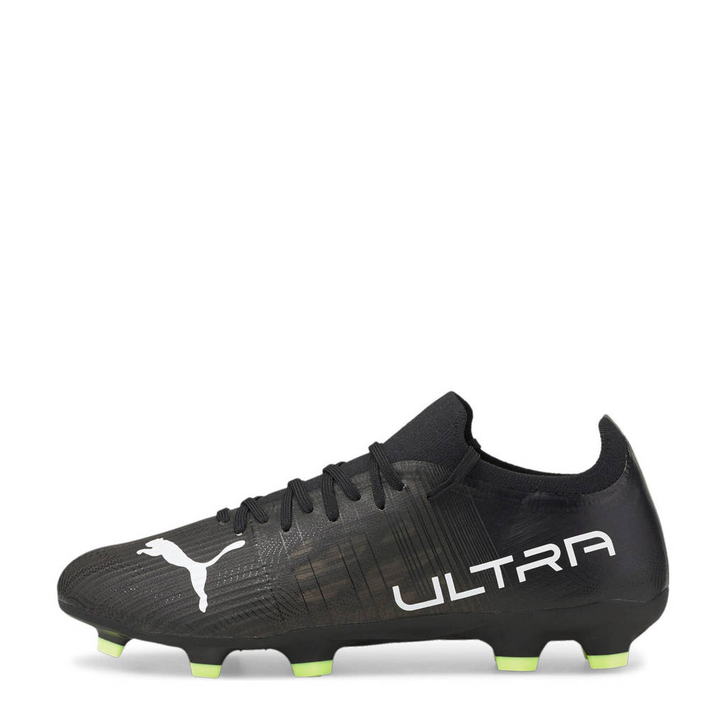 Puma Ultra 3.4 FG/AG voetbalschoenen zwart/wit/geel