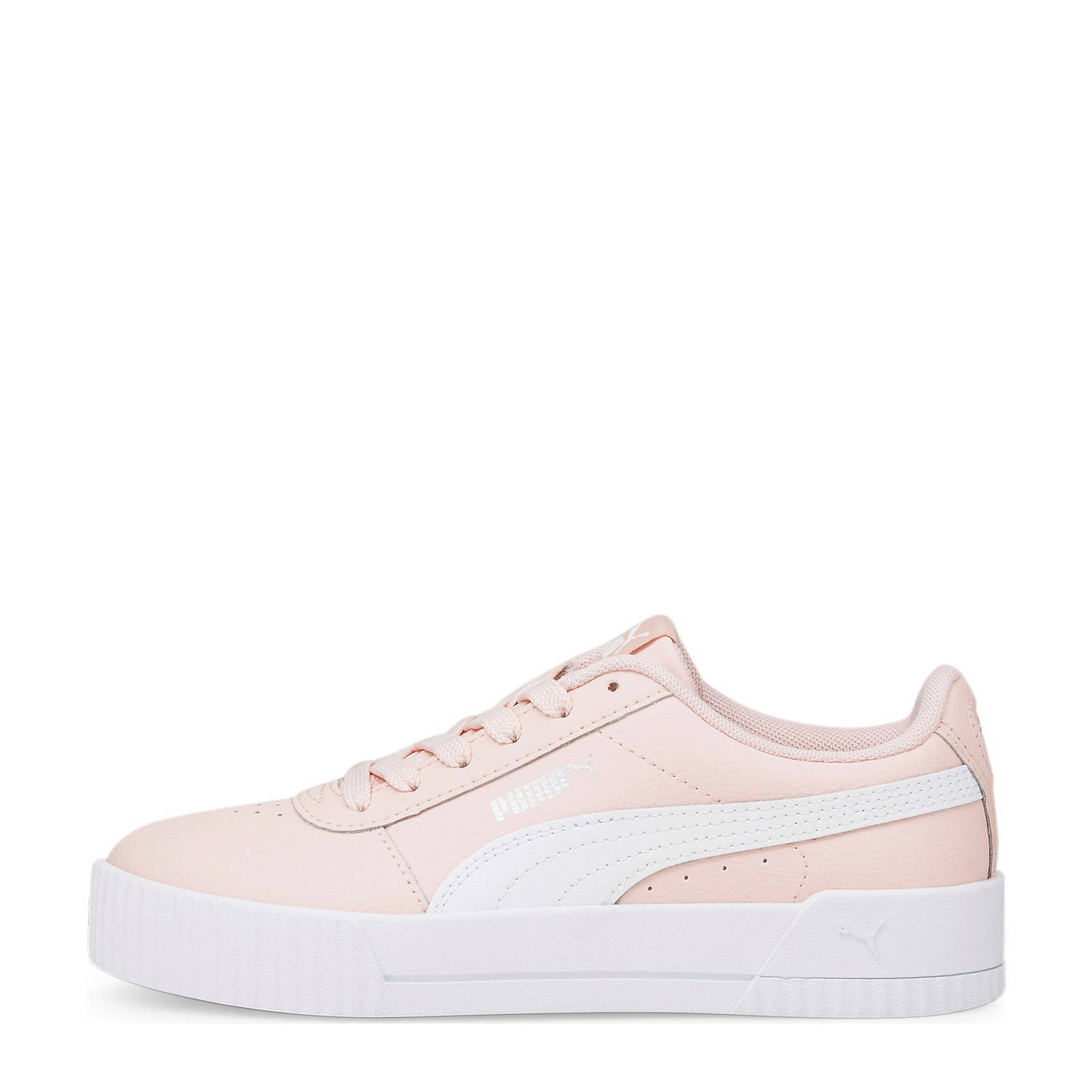 Puma Carina sneakers lichtroze/wit | wehkamp