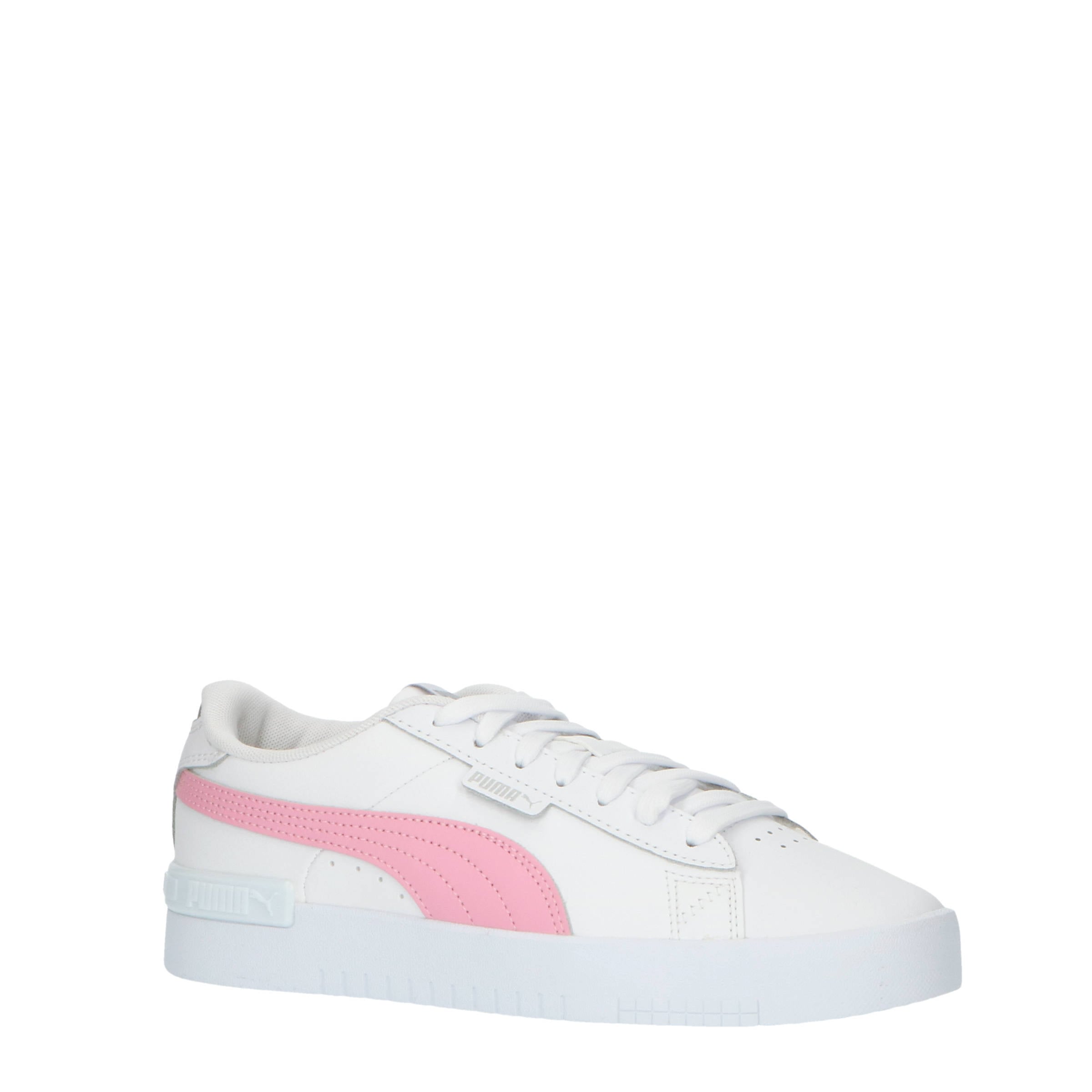 Puma Jada Jr. sneakers wit/roze/zilver | wehkamp