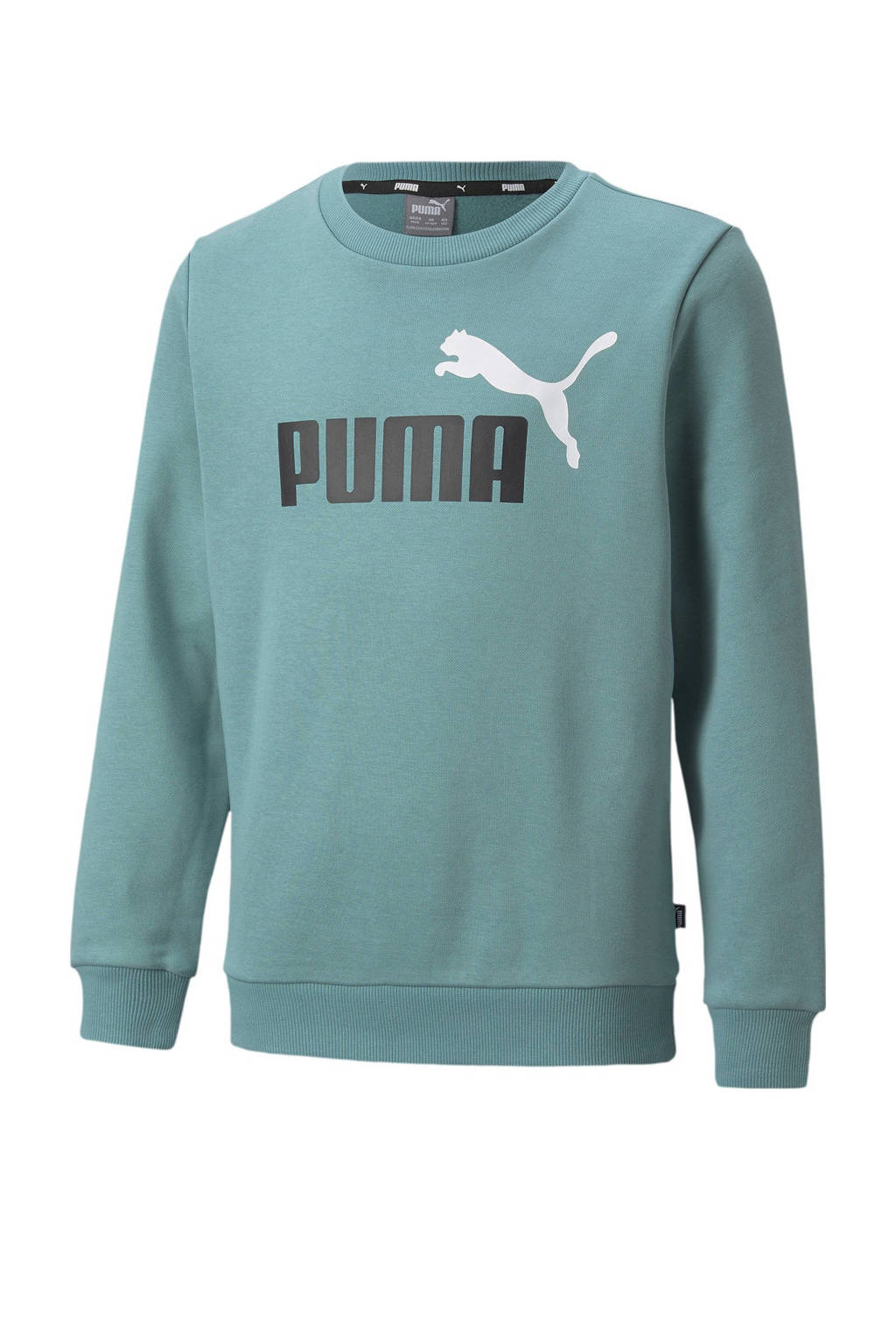 Puma trui met logo lichtblauw