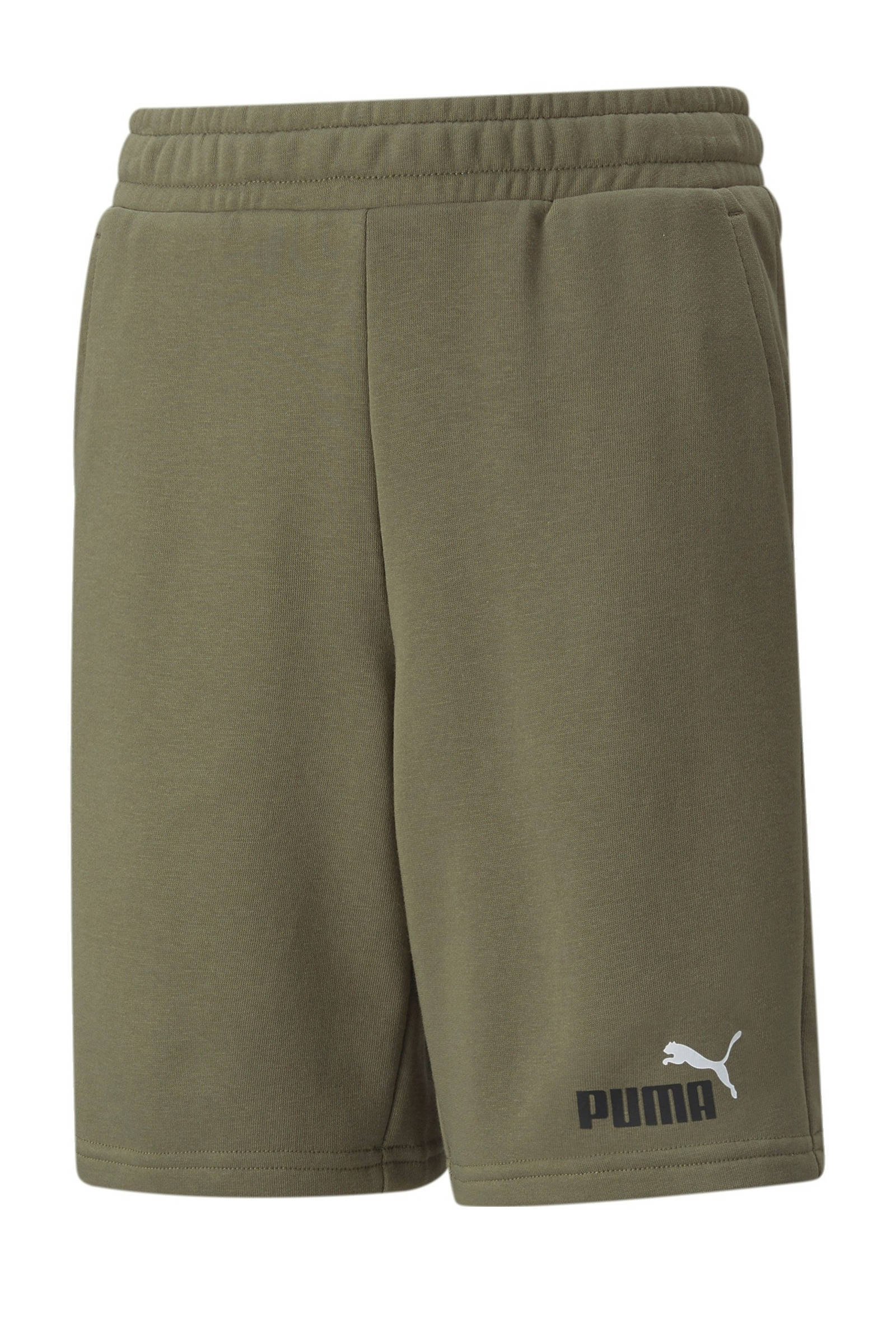 Puma sportshort olijfgroen | wehkamp