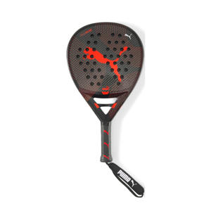 Senior  padel racket zwart/rood