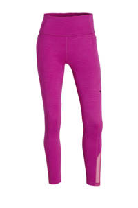 Fuchsia dames Puma 7 8 sportlegging van polyester met slim fit, high waist en elastische tailleband