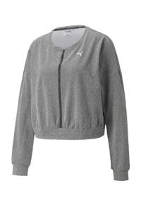 Puma sportsweater grijs melange