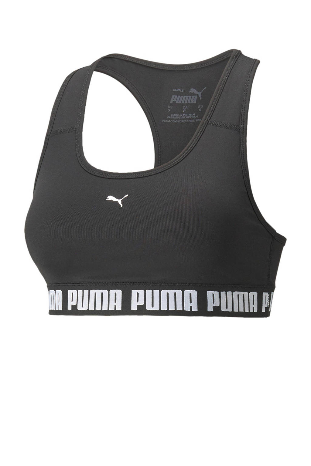 Puma level 3 sportbh zwart, Zwart